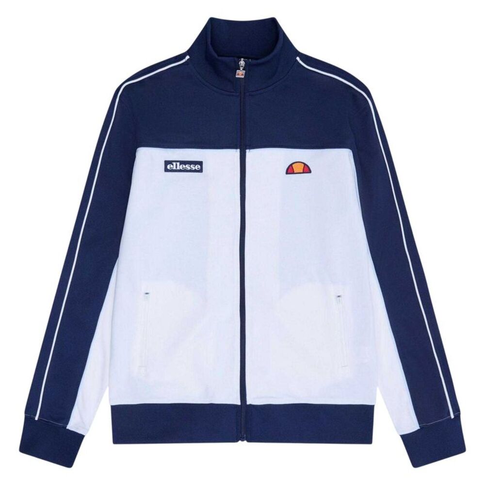 Ellesse Mens Libros Track Jacket / Off White/Navy